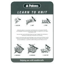 (LTK Learn to Knit Leaflet)